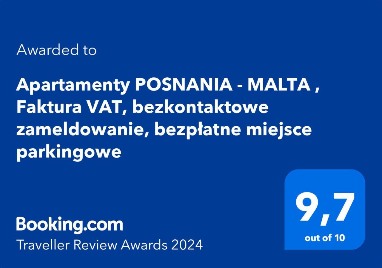 Totu Today - Posnania - Malta , Faktura Vat, Self Check-in, Bezplatny Parking Apartment